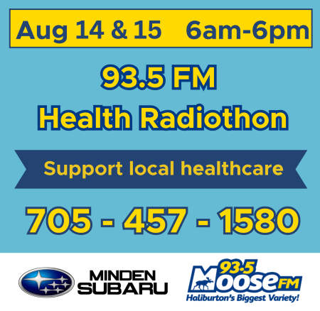 Health Radiothon Aug 14 and 15 call 705-457-1580 to donate