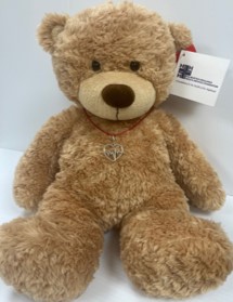 Bonny Bear wearing included necklace