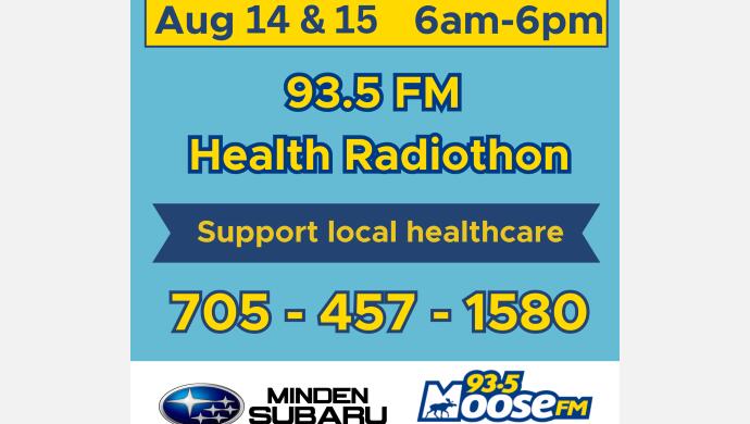 Health Radiothon Aug 14 and 15 call 7054571580 to donate