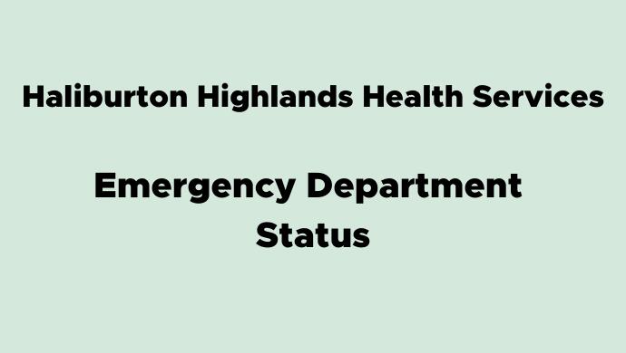 HHHS Emergency Department Status