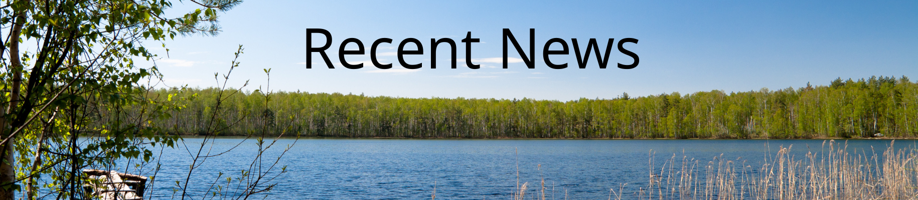 recent news over landscape of lake